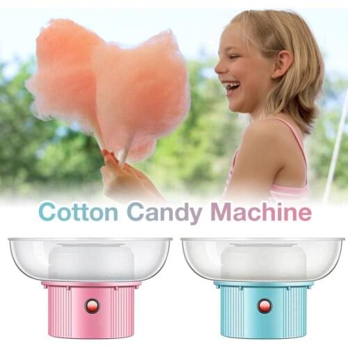 New Small Cotton Candy Machine One-button Switch Food Grade Candy Floss Maker