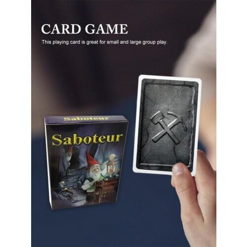 New Tarot Deck Board Games High Quality Game Card For Eight Years Of Age And Above Players Dwarf Gold Saboteur Game CARDS