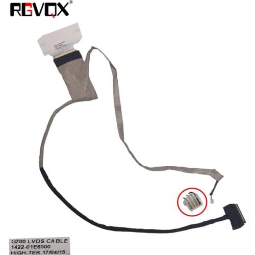New LCD LED Video Flex Cable For Lenovo G700 G710 G700A G710A PN:1422-01E6000 1422-01DT000 Repair Notebook LCD LVDS CABLE