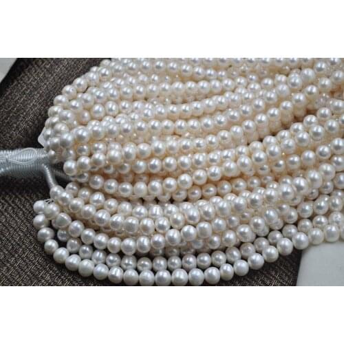 2020 Promotion Beads Beads For Jewelry Making Charm Wholesale 5 Strands Genuine Pearl Loose String 10.5-11.5mm Free Shipping