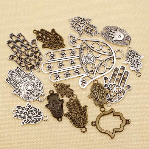 New Palm Connector Charm Pendants For Bracelet Necklace Jewelry Accessories Diy Jewelry Making