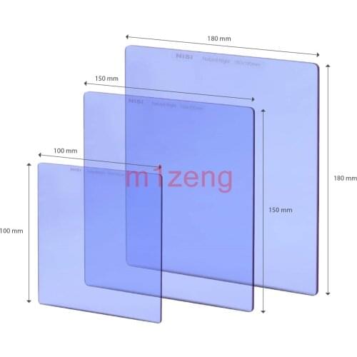 75x80 100x100 150x150 180x180 sky clear Night square lens Filter Light Pollution Yellow Light Blocker for dslr mirrorless camera