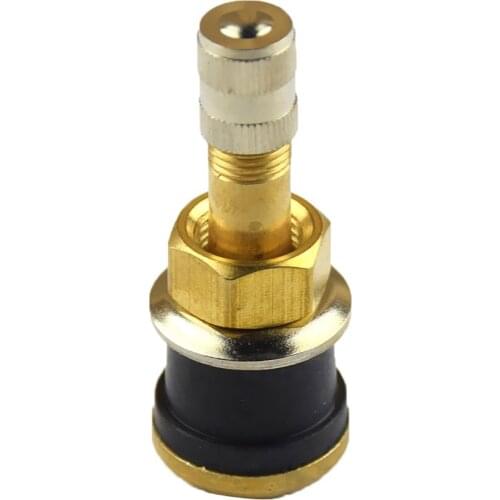 Universal Truck Bus Tubeless Tire Straight Valve Stem For TR501 Car Wheel Brass Valve Stem Auto Accessory Wear Resistance