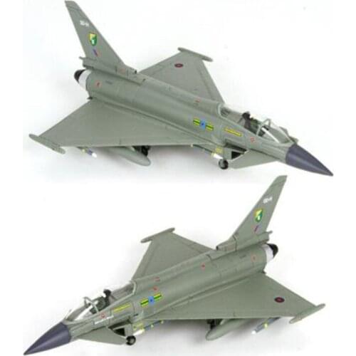1/100 Scale Eurofighter Typhoon Fighter Military Aircraft Airplane Models Toy Adult Boys Toys Display Collect Stand Plane Show