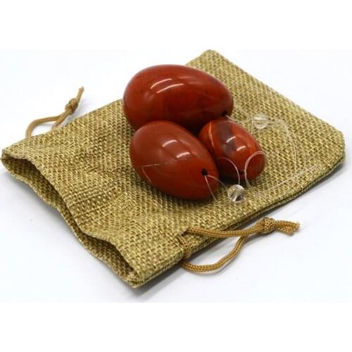 Jade Yoni Egg Natural Hand Made Jade Eggs For Women Vaginal Kegel Exercise Stone Body Massage Tool