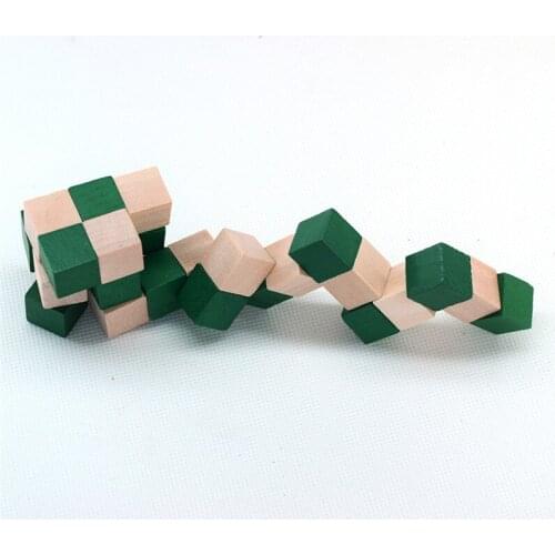 Magic Snake Ruler Puzzle Toy 24 Speed Blocks Snake Twist Children Educational Game Toys Magic Cube For Kids Gift