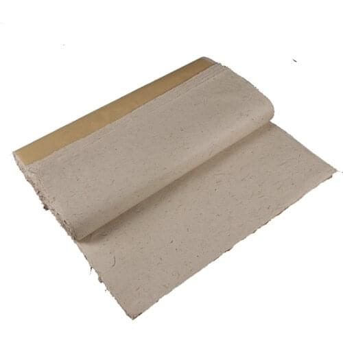 50sheets Chinese Painting Xuan Paper Natural Color Yunlong Fiber Paper Calligraphy Paper Half Ripe Fiber Xuan Zhi Papel Arroz