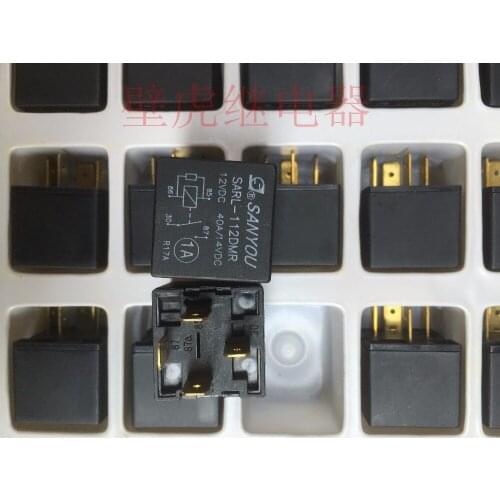 Free shipping lot (5 pieces/lot) 100%Original New SANYOU SARL-112DMR 12VDC 4PINS 40A/14VDC Automobile relay