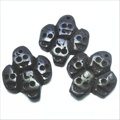 2pcs nature bone beads many skull heads diy beads accessories top fashion items size 35mm fashion beads findings top items
