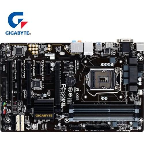 For Intel B85 DDR3 100% Original Gigabyte GA-B85-HD3-A LGA 1150 Motherboard 32G B85-HD3-A Desktop Mainboard SATA 3 USB3 Used