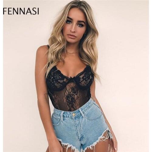 FENNASI Erotic Lingerie Hollow Out Lace Embroidered Siamese Costume Underwear Set Adult Sex Products Erotica Clothing Underwear