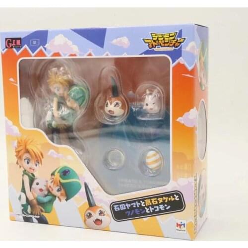 Ishida Yamato Punimon Takaishi Takeru Tokomon Taichi Yagami Yagami Hikari Digital Animals Animi SCENE Ornaments Toys Model