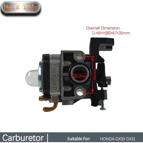 Carburetor Replaces For Honda GX22 GX25 GX31 GX35 Generator Engine Motor Trimmer Chainsaw