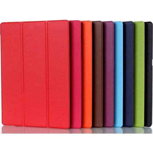 For Lenovo Tab 2 A10 70F Leather Case Cover For Tab2 A10-70 70 A10-70F A10-70L Tablet 10.1'' Screen Protector + Pen