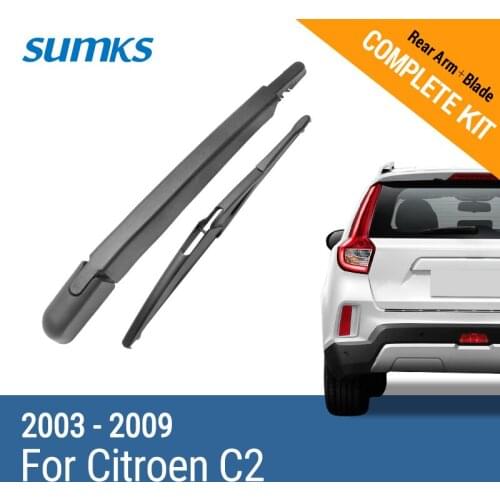 SUMKS Rear Wiper & Arm for Citroen C2 2003 2004 2005 2006 2007 2008 2009