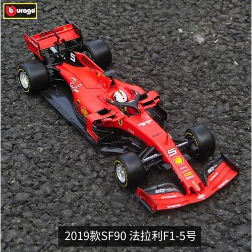 Burago 1:18 Ferrari 2019 SF90-5 Alloy F1 car model die-casting model car simulation car decoration collection gift toy