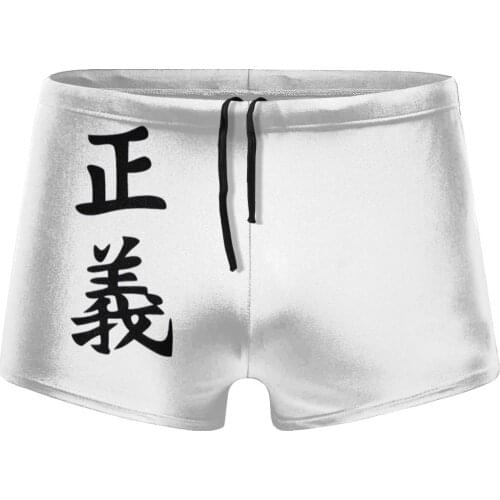 Men Anime Harajuku swimming trunks MARINE (2) swimsuits Boy for the sea Pool
