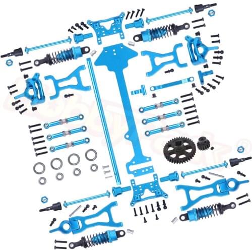 1 Set Wltoys A979 Complete Upgrade Kit For RC 1/18th Scale 4WD Electric RTR Monster Truck Off-road Car Metal Accessories