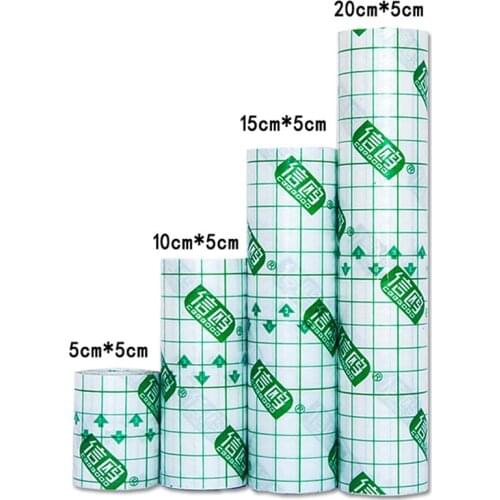 Transparent Tape PU film Adhesive Plaster Waterproof Anti-allergic Medicinal Wound Dressing Fixation Tape