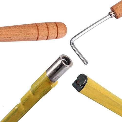 Steel Rod and L Wrench Luthier Tool for Mandolin Ukulele Small Guitar