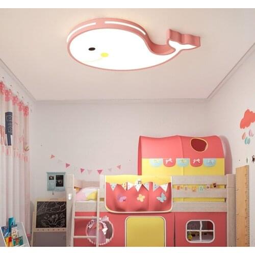 Led Cartoon Bedroom For Girl Boy Animal Child Princess Baby Childrens Room Ceiling Lamp Lighting MJ1116