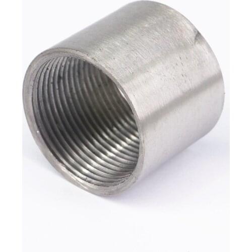 1-1/4" BSP Female Thread 304 Stainless Steel Pipe Fitting Full Socket Round Connector for water oil air