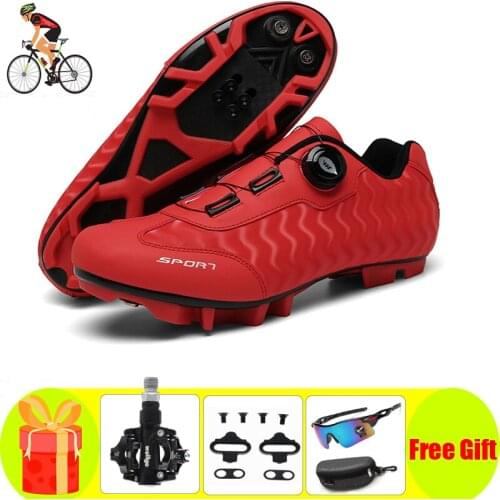 2021MTB Cycling Shoes Outdoor Sport Triathlon Racing Mountain Bike Sneakers Professional Sapatilha Ciclismo Mountain Sneakers