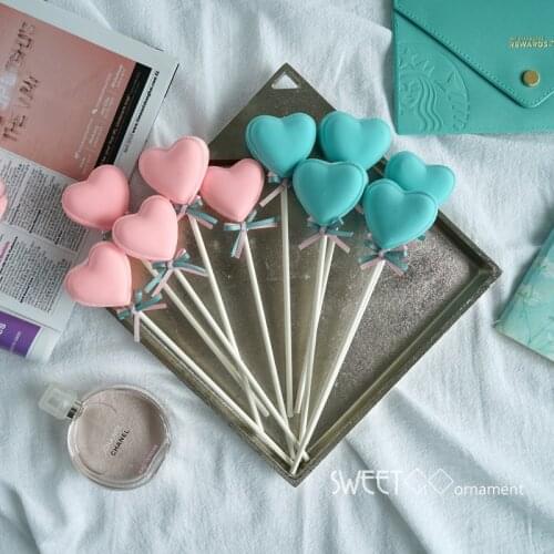 3pcs Simulated Lollipop fake dessert model clay sweet table decorating for showcase photography props store display