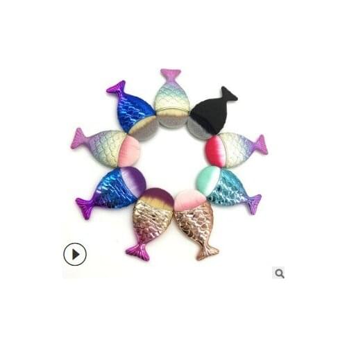 50pcs/lot Fishy Foundation Brush Synthetic Fiber Fishtail Cosmetic Brush Traceless Make-up Appliances Cosmetic Tools HA497