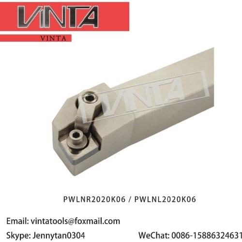Free shipping metal lathe tool holder PWLNR2020K06/08 PWLNL2020K06/08 matched cnc carbide turning inserts NMG0604 WNMG0804