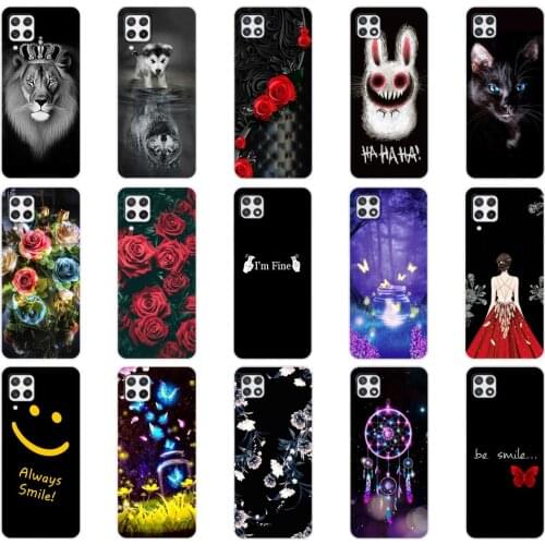 For Samsung A22 Case Back Phone Cover For Samsung Galaxy A22 5G 4G GalaxyA22 Bumper Soft Tpu Silicon Protective Bag Dropshipping