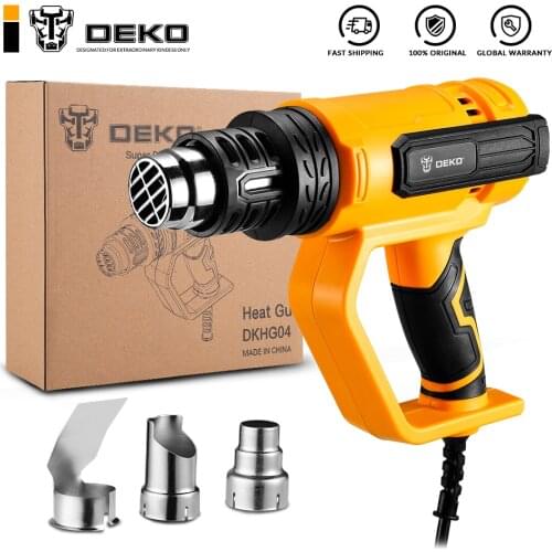 DEKO NEW DKHG04 Advanced Hot Air Gun Temperatures Adjustable Electric Heat Gun