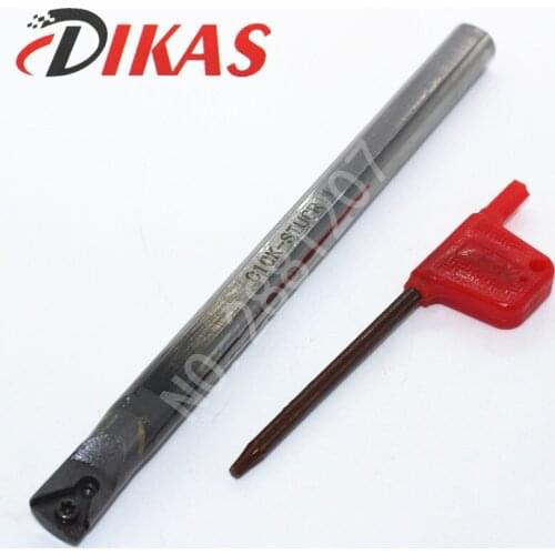 Dikas C10K-STUCR11 solid carbide turning tool holder. Anti-vibration turning shank CNC lathe. holder for TCMT1102