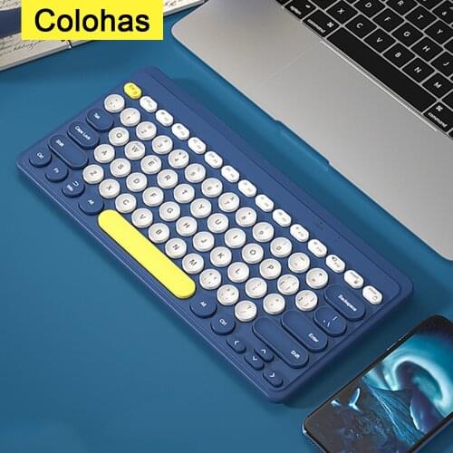 Dual Mode Gaming Keyboard 2.4G Wireless+Bluetooth-compatible Keypad For Macbook Tablet iPad Phone iPad Keyboard Gamer For Girl