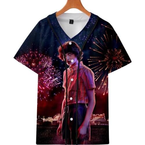 Stranger Things 3D Printed Baseball T-shirt Women/Men Fashion Summer Short Sleeve Tshirt 2019 Hot Sale Casual Streetwear Clothes