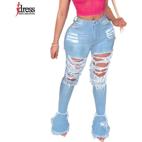 Женские рваные джинсы Hambelela China At AliExpress