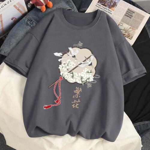 Cotton Oversize Summer Women Casual T-shirt Fashion Print S-5XL Short Sleeve Loose Round Neck Top 2021 New Young Tee Clothes