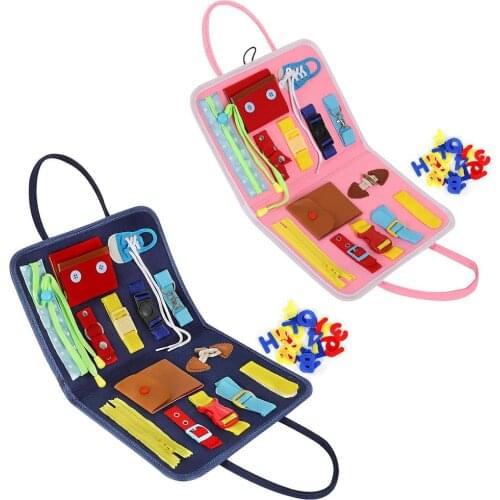 High Quality Montessori Toy Essential Educational Sensory Busy Funny Board For Toddlers Ntelligence Development Educational Toy