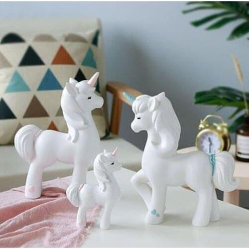 Creative Nordic unicorn crafts, home office restaurant bar desktop decoration gifts