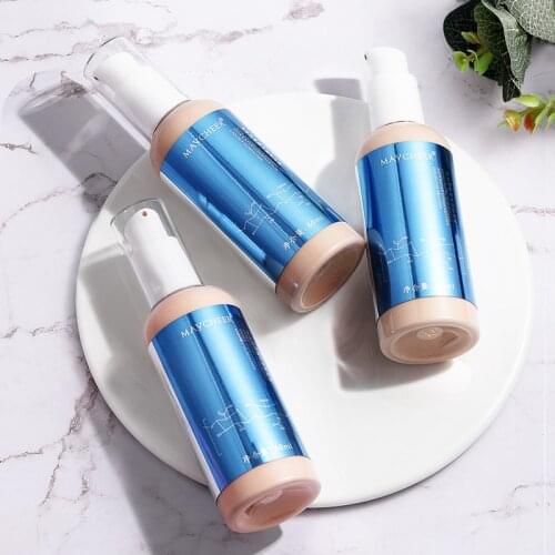 Face Foundation Powder Oil Control Contour Long Lasting Brighten Concealer Cream Face Makeup Cosmetics 4 Colors