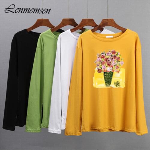 Lenmemsen Women's T-shirts With Print