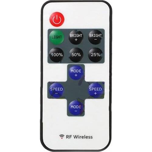 RF11 Key Mini LED Controller 5-24V Wireless RF Monochrome Light Strip Dimmer Regulator Single Remote Control Single Output