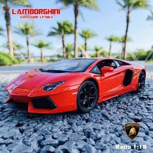 Bburago 1:18 Lamborghini Eventador Alloy Retro Car Model Classic Car Model Car Decoration Collection gift