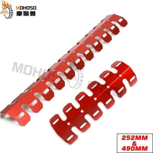Moto Off-road Exhaust Muffler Pipe Guard Protector Heat Shield For SUZUKI RM RMZ RMX DR DRZ DJEBEL 85 125 250 400 XC SB R S SM