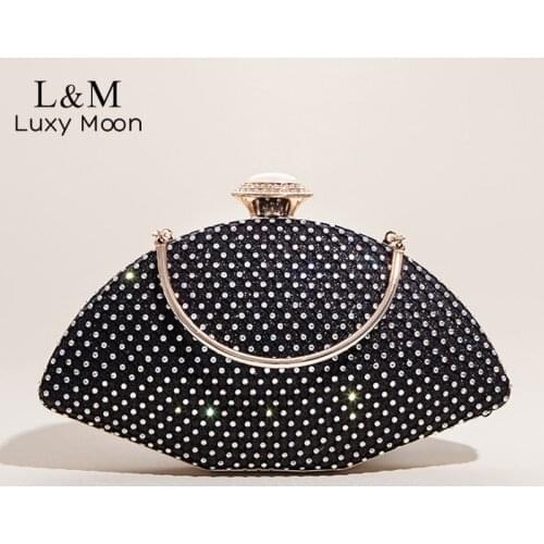New Evening Clutch Bag For Women Shiny Diamond Party Wedding Handbag And Purse Small Dinner Bag Luxury Femme Sacs De SoiréeX324H
