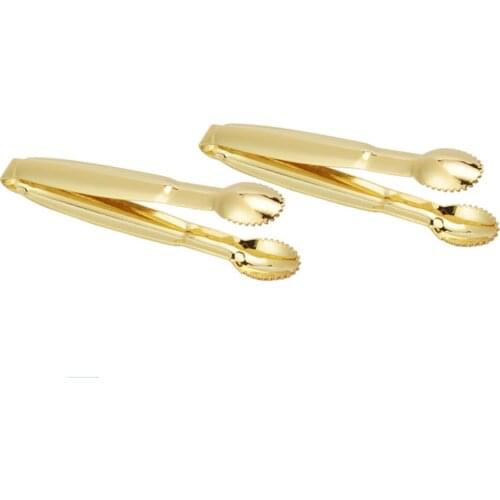 Coffee Sugar Clip Stainless Steel Tweezer Mini Clamp Tong Clips Coffee Little Tea Clips Hot Kitchen Bar Tool Supply 1pc Teaware