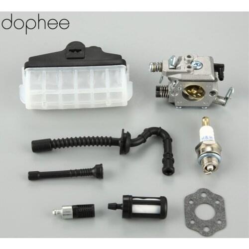 Carburetor Carb Gasket Oil Fuel Filter Line fits for STIHL 021 023 025 MS210 MS230 MS250 Carburador Chainsaw Garden Power Tools