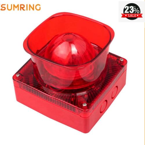 Security Equipments 220v 24V Siren Alarm Horn 120db Speaker Buzzer