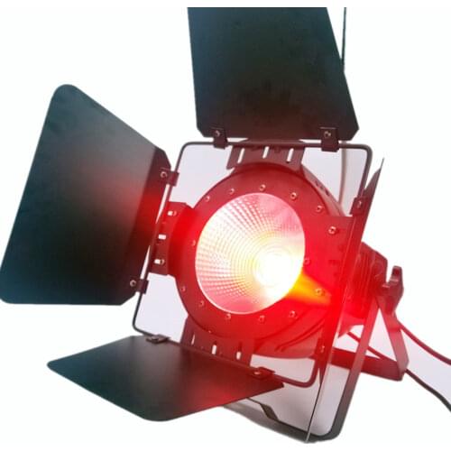 LED 200W COB LED Par Aluminum Alloy With Barn Doors Cool Or Warm White 2IN1 Lighting Lamp DMX For Stage Effect DJ Disco Lighting