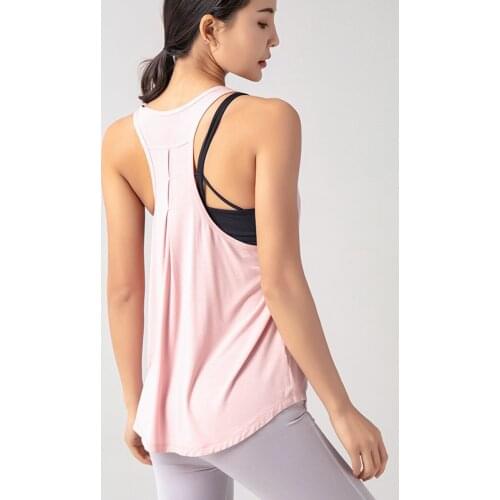 Beauy Back Sexy Sports Tops Gym Women Yoga Vest Loose Backless Shirt Female Yoga Tanktop Woman Sport